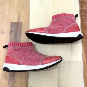 Zara pink sock sneakers 25